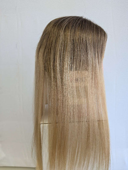 Base size 3*5" length 18" Fine Human Hair Toppers