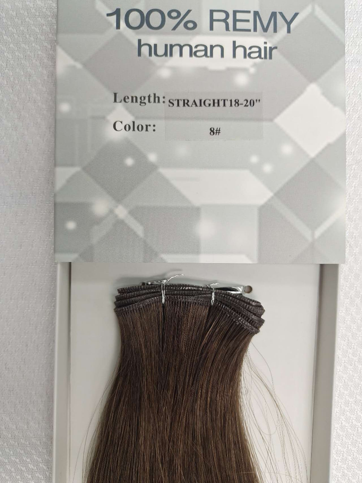 18 inch Remy 100% Human Hair New mini hand-tied weft image 5