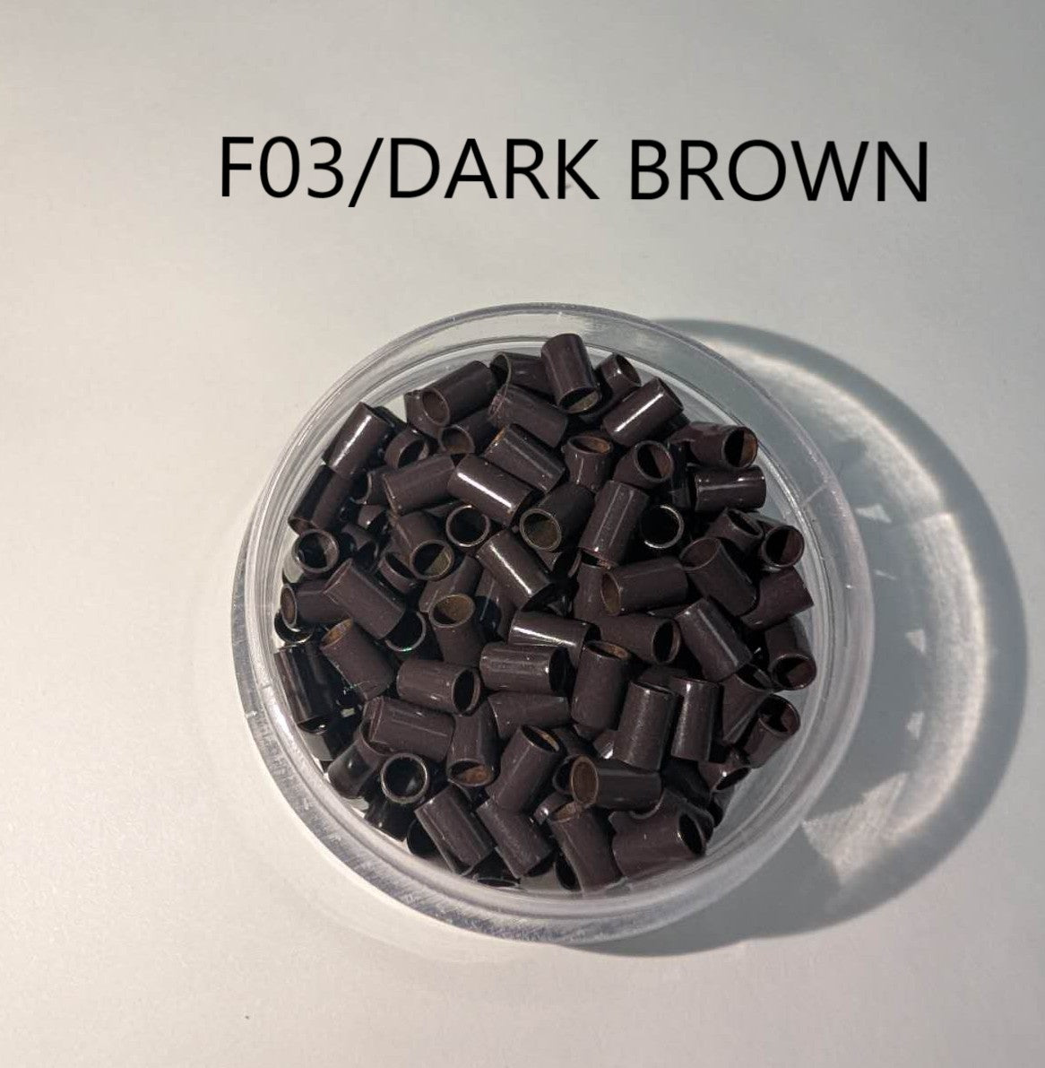 Hair link beads (Copper material) 2.6*4.0 MM 500PCS/2 JARS image 3