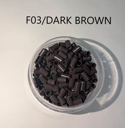 Hair link beads (Copper material) 2.6*4.0 MM 500PCS/2 JARS image 3
