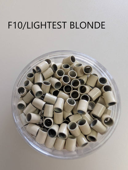 Hair link beads (Copper material) 3.5*5.0 MM 500PCS/2 JARS image 9