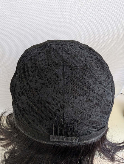 Short wigs , 100% human hair for black and brown colors