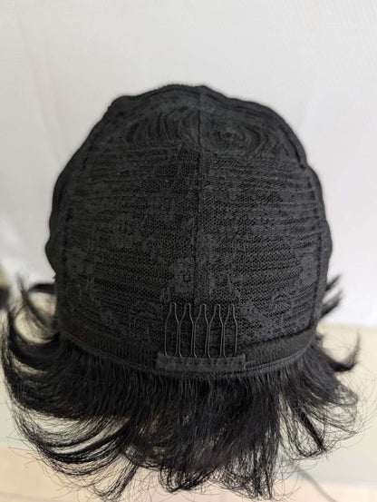 Short wigs , 100% human hair for black and brown colors