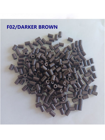 Microring Beads Silicon-lined size3.5*5mm 500pcs/2 Jars