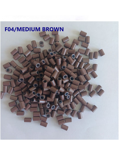 Microring Beads Silicon-lined size3.5*5mm 500pcs/2 Jars