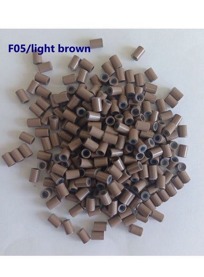 Microring Beads Silicon-lined size3.5*5mm 500pcs/2 Jars