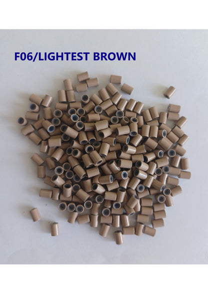 Microring Beads Silicon-lined size3.5*5mm 500pcs/2 Jars
