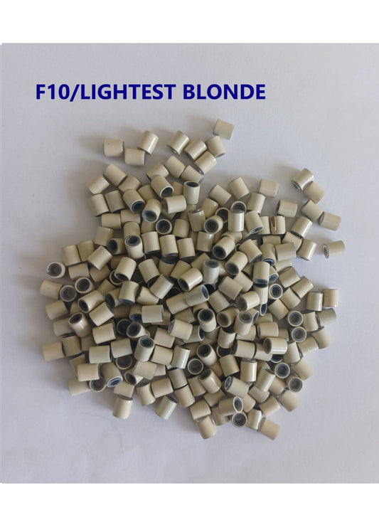 Hair link Beads Silicon-lined size3.1*4.0mm 500pcs/ 2 Jars