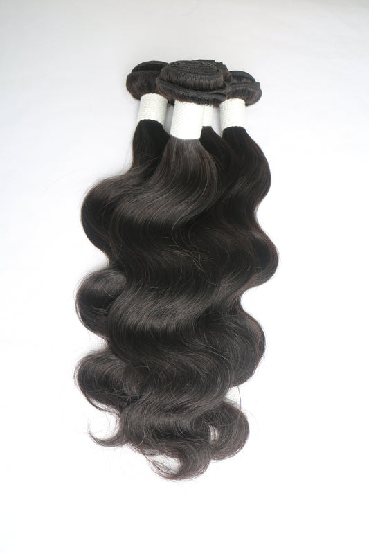 Natural black 1B  bundles, bodywave , 100% Human Hair