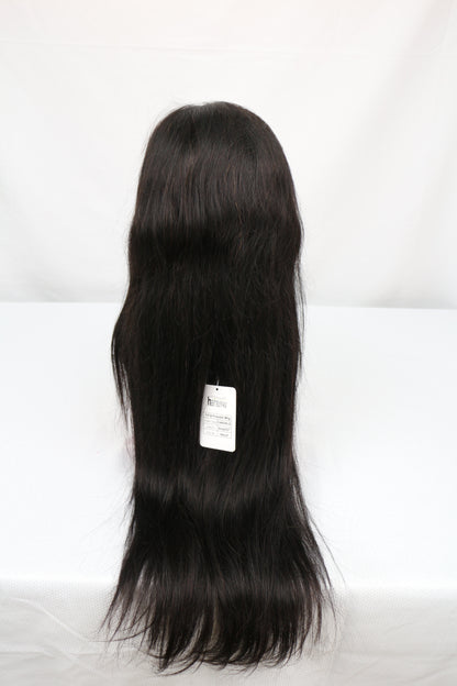 Frontal 13*4" Wig Natural black color,  100% Brazilian hair