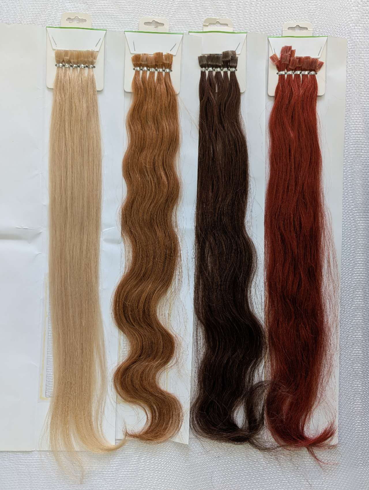 Keratin flat-tip Extensions 20-22", 100% Indian remy hair extensions