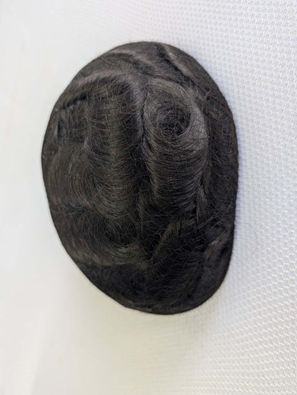 Hair Toupee Base Size 8x10 inches Thin Bio-Skin  100% Indian remy hair for man