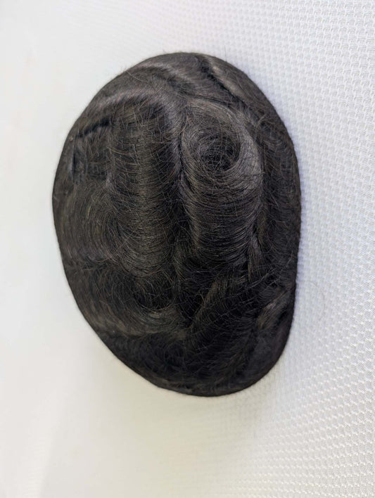 Hair Toupee Base Size 8x10 inches Thin Bio-Skin  100% Indian remy hair for man