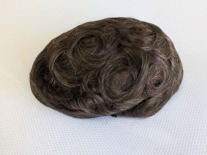 Hair Toupee Base Size 8x10 inches Thin Bio-Skin  100% Indian remy hair for man