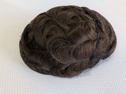 Hair Toupee Base Size 8x10 inches Thin Bio-Skin  100% Indian remy hair for man