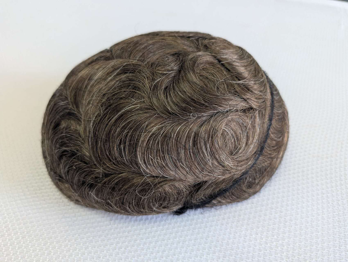 Hair Toupee Base Size 8x10 inches Thin Bio-Skin  100% Indian remy hair for man