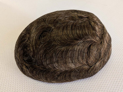 Hair Toupee Base Size 8x10 inches Thin Bio-Skin  100% Indian remy hair for man