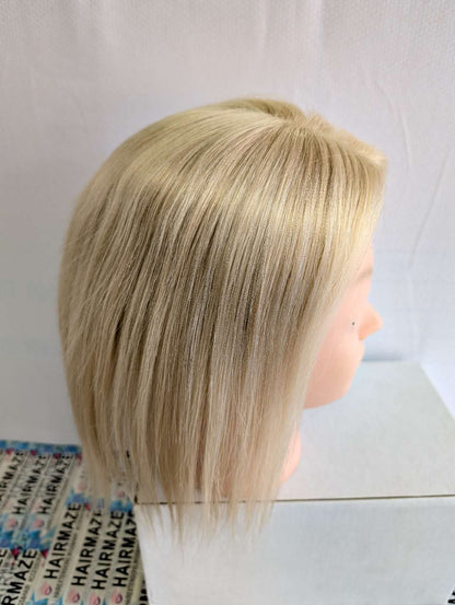 Base size 6*7" length 12" Fine Human Hair Toppers
