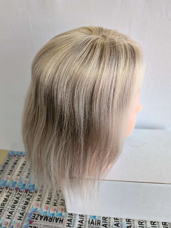 Base size 6*7" length 12" Fine Human Hair Toppers