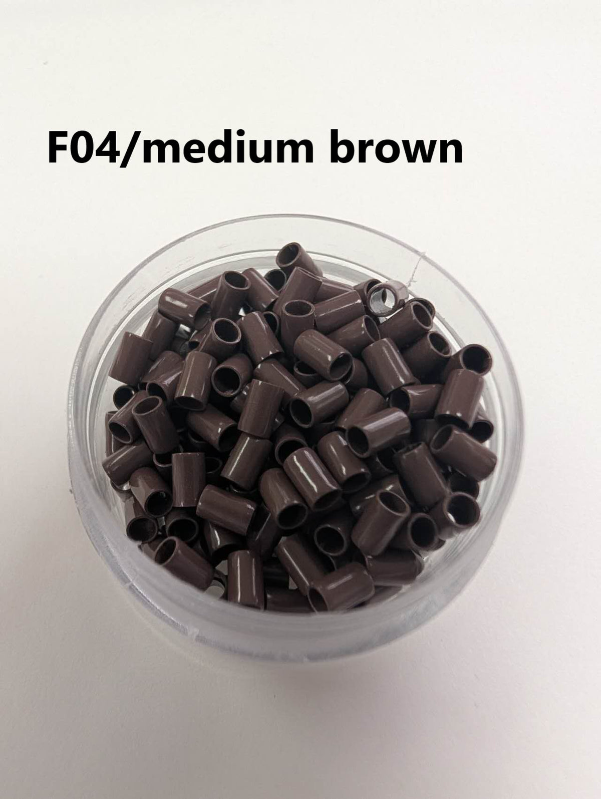 Hair link beads (Copper material) 2.6*4.0 MM 500PCS/2 JARS image 4