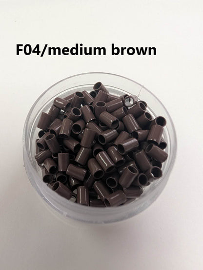Hair link beads (Copper material) 2.6*4.0 MM 500PCS/2 JARS image 4
