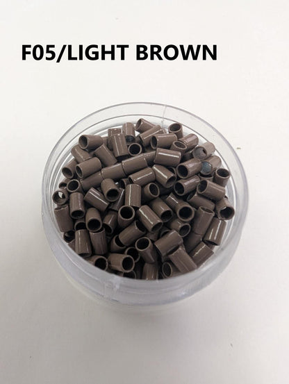 Hair link beads (Copper material) 2.6*4.0 MM 500PCS/2 JARS image 5