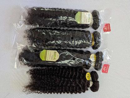 Small Curlywave bundles,dark chocolate brown , 100% Human Hair
