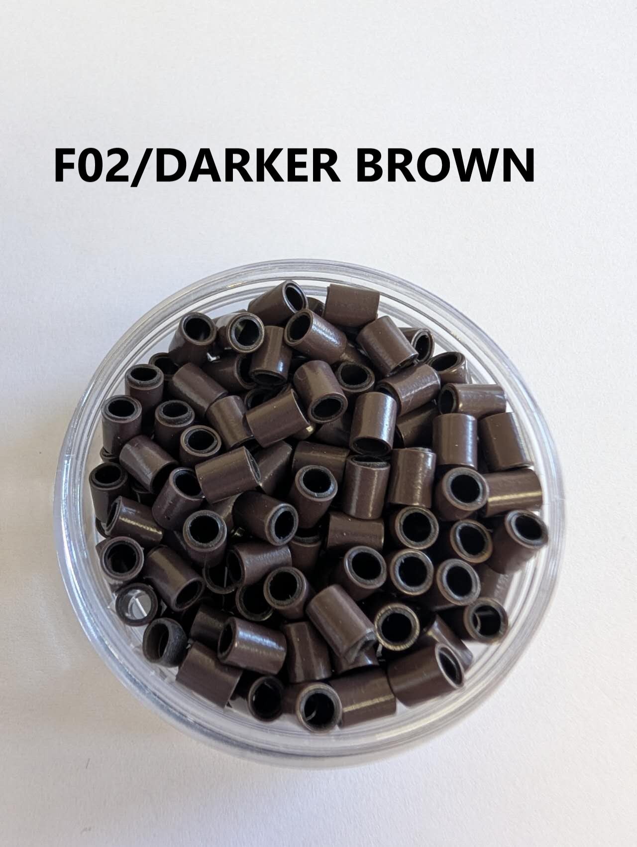 Hair extension link Beads Silicon-lined  4.0*5.0 mm ,400pcs/2 Jars image 0