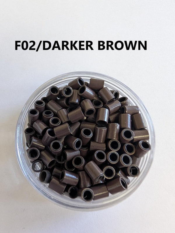 Hair extension link Beads Silicon-lined  4.0*5.0 mm ,400pcs/2 Jars image 0