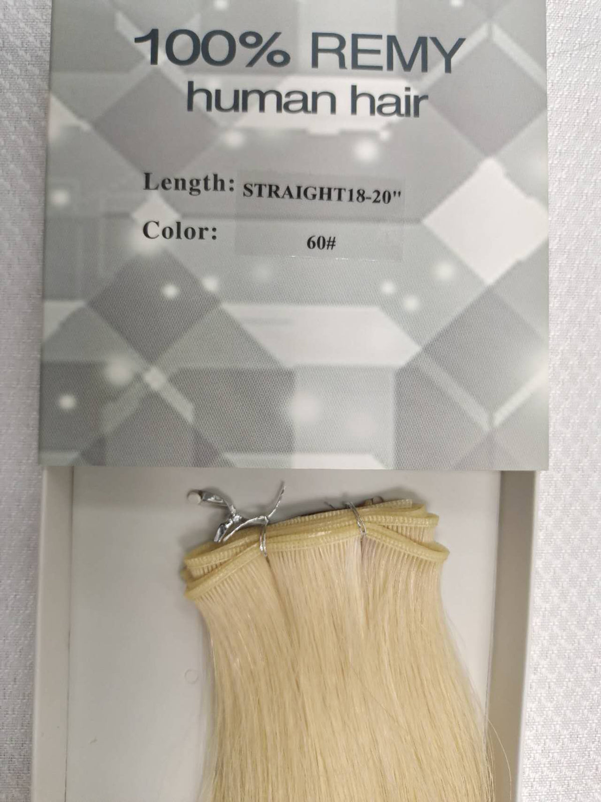 18 inch Remy 100% Human Hair New mini hand-tied weft image 1