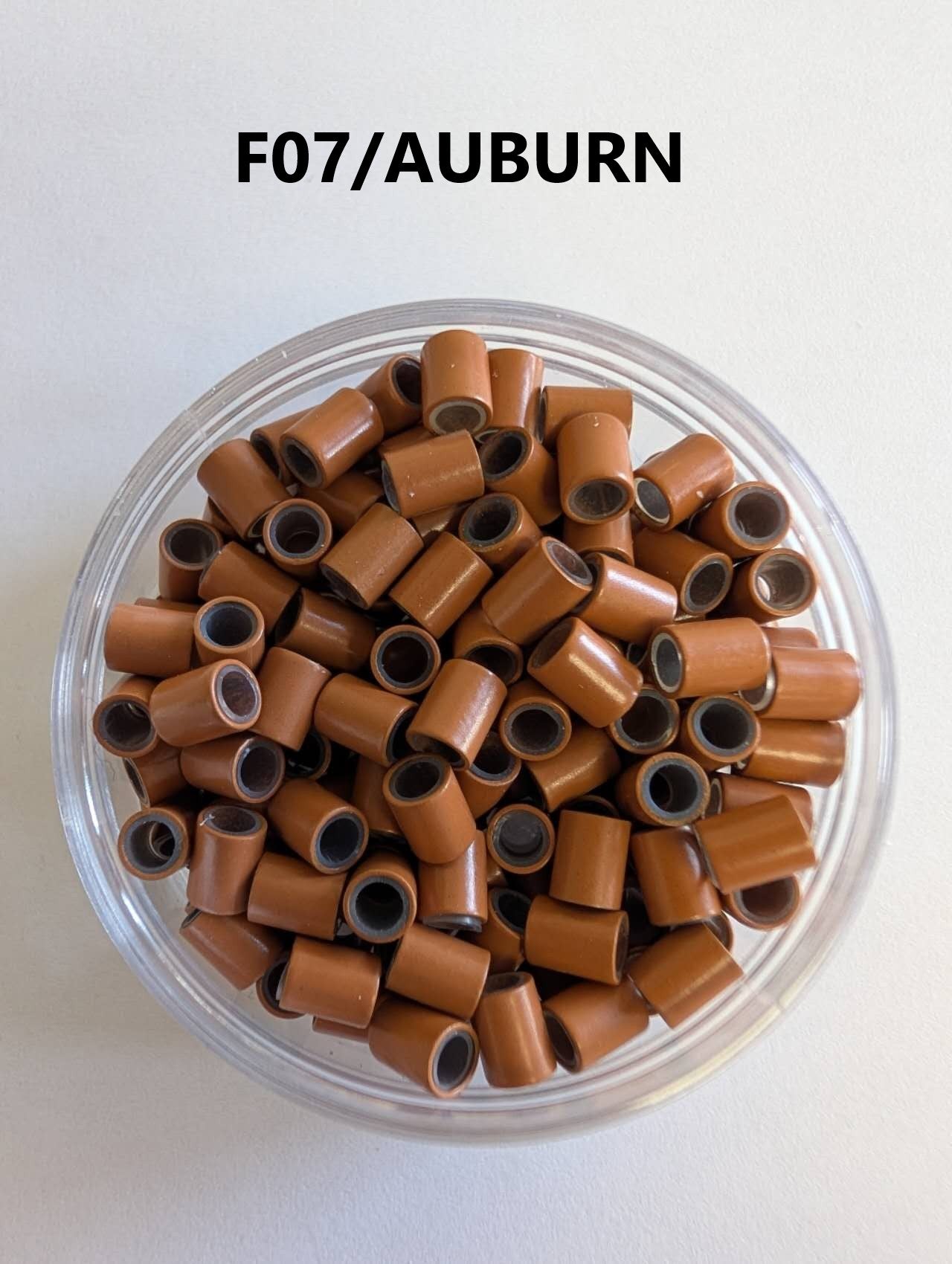 Hair extension link Beads Silicon-lined  4.0*5.0 mm ,400pcs/2 Jars image 7