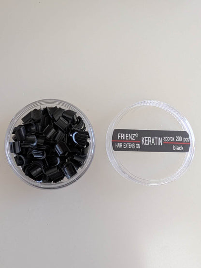 Keratin glue, blonde, brown, black 200pcs each jar
