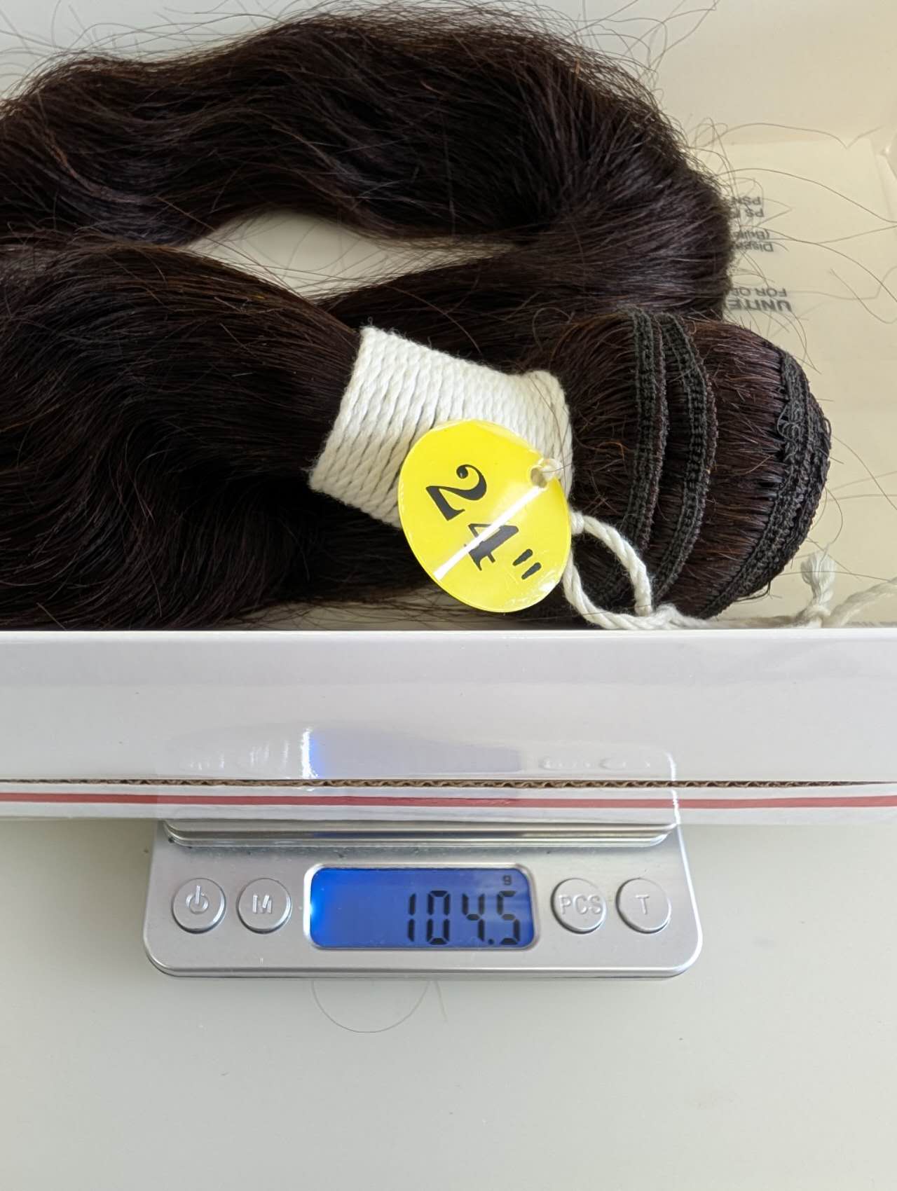 Natural loose wave bundles,dark chocolate brown , 100% Human Hair