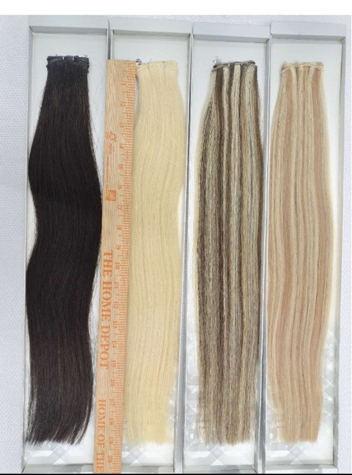 New mini hand-tied weft 18 inch Remy 100% Human Hair