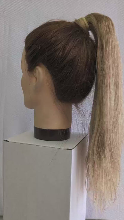 Ponytail 16"-18"  Remy 100% Human Hair  Straight