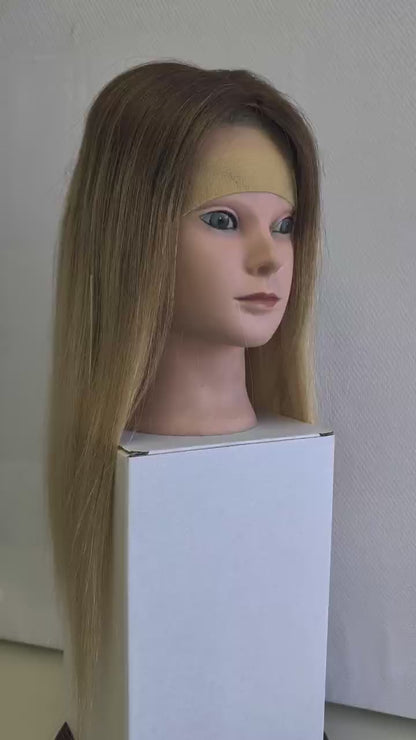 Base size 5*6" length 18" Fine Human Hair Toppers