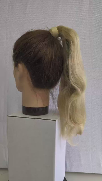 Ponytail 16"-18"  Remy 100% Human Hair Bodywave